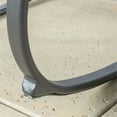 thumbnail image 5 of Noble House Gracie's 3-Piece Outdoor Aluminum Rocking Chair Set in Dark Brown, 5 of 6