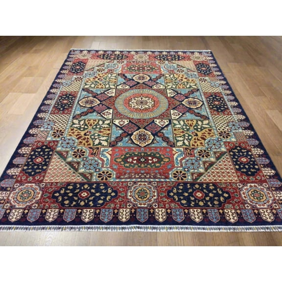 Mamluk 9X12 Multicolor handmade Wool Rug # 11363