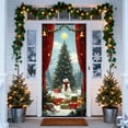 thumbnail image 4 of FastXmas Christmas Door Cover Decorations,35 x 72" Front Door Cover Pendant Ornaments, Removable Christmas Style Door Covers Decoration for Indoor Outdoor Home Farmhouse Enhance Holiday Atmosphere, 4 of 6