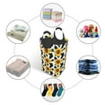 thumbnail image 5 of Lsque Cute Cow Print Sunflower B Laundry Basket, Laundry Hamper, Dirty Clothes Hamper for Laundry, Collapsible, Waterproof Laundry Baskets with Aluminum Handles for Laundry, Dorm, Family, 5 of 6