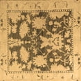 thumbnail image 1 of Ahgly Company Indoor Square Abstract Brown Modern Area Rugs, 4' Square, 1 of 4