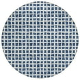 thumbnail image 2 of Addison Rugs Chantille Indoor/Outdoor Transitional Geometric Navy Washable Round Rug, 8' x 8', 2 of 6