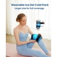 thumbnail image 2 of WWS-Ice Pack for Knee Pain Relief, Reusable Gel Ice Wrap for Leg Injuries, Swelling, Knee Replacement Surgery, Cold Compress Therapy for Arthritis, Meniscus Tear, Sports Injuries, 2 of 4