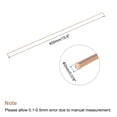 thumbnail image 2 of Uxcell 2mm Dia. 400mm Length Solid Copper Round Rod Lathe Bar Stock for DIY Craft, 2 of 4