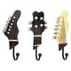 thumbnail image 2 of Ganchos decorativos en forma de guitarra vintage, perchas para estante, ganchos de resina de metal, 2 of 5