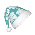 thumbnail image 2 of Bingfone Vintage Floral for Kids Christmas Hat Santa Hat for Boys Girls Teenager for Christmas New Year Xmas Festive Holiday Party Supplies Gifts, 2 of 6