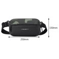 thumbnail image 2 of Bolsa de pecho para hombre, riñonera ligera, riñonera para entrenamiento, correr (camuflaje) Ehuebsd Para Estrenar, 2 of 5
