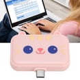 thumbnail image 4 of 3 in 1 Type C Hub Docking Station, High Speed Transmission Multifunctional Plug and Play 3 In 1 Type C Hub Safe  for Laptop Pink, 4 of 7