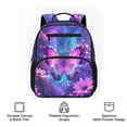 thumbnail image 6 of Jeiento Lightweight 13.5 Inch Toddler Backpack for 3-5 Year Old Girls, Galaxy Butterfly Preschool Kids School Bag with 5 Pockets & Adjustable Shoulder Straps, 6 of 7