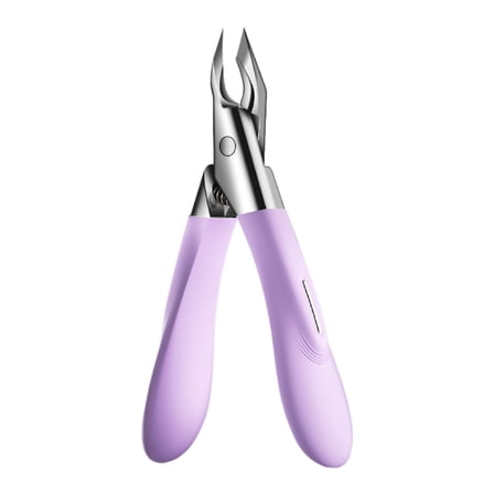 Welnax Nailpro Guard, Welnax Nail Clippers, Designed for Ingrown and Thick Nails, Portable Sharp Stainless Steel Nail Clippers, Non- Handle, Easy Grip and Squeeze,Purple