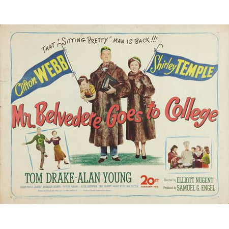 Image result for Mr, Belvedere Goes to College 1949 poster