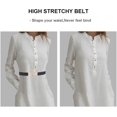 thumbnail image 3 of ORUYROP Ceinture Fine pour Femmes pour Robes Rétro Extensible Ceinture de Taille pour Dames Grande Taille, 3 of 5