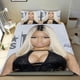 thumbnail image 1 of Nicki Minaj Conjunto de sábanas temático, trío de piezas, cómodo y amigable con la piel, diseño único, regalo de decoración para el hogar para familiares, amigos y fans, 90 cm * 190 cm, 1 of 6