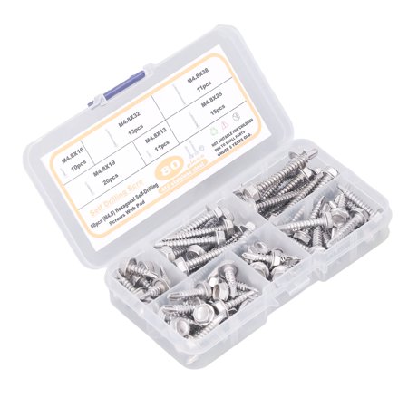 

Self Drilling Screw Hex Washer Head Screw Non Slip For Joining Metal And Wood