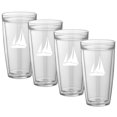 thumbnail image 1 of Kasualware 22 Oz Doublewall Tall Drink. Sailboat Set/4, 1 of 1