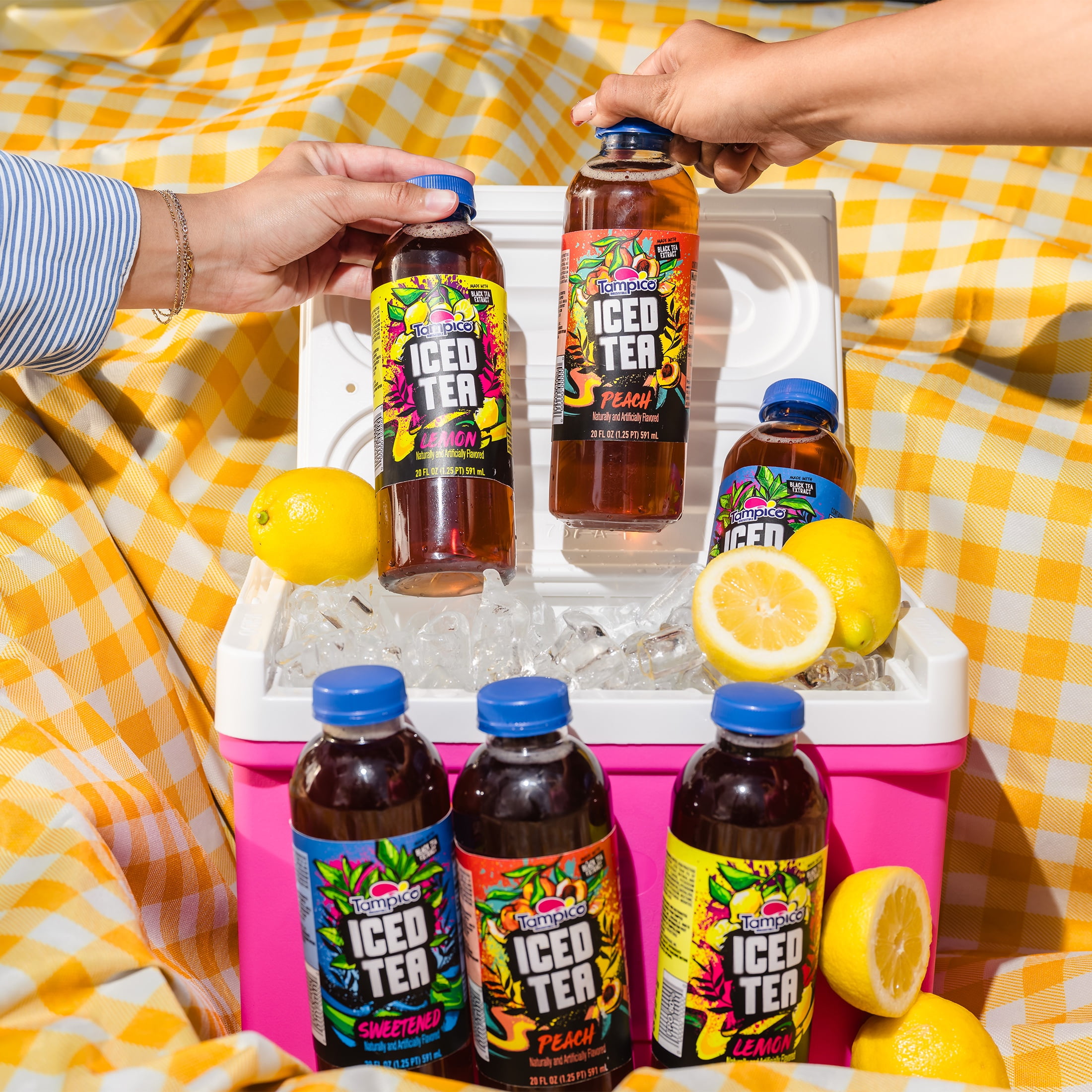 (24 pack) Tampico Iced Black Tea Sweetened 20 fl oz