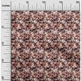 thumbnail image 2 of oneOone Cotton Poplin Dark Rose Brown Fabric Abstracts Sewing Material Print Fabric By The Yard 42 Inch Wide, 2 of 5