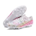 thumbnail image 3 of Botas de fútbol para hombre, color azul, para fútbol sala FG/TF, para niños, adultos, para deportes al aire libre, entrenamiento, impermeables, profesionales, ultraligeras, para césped, 3 of 5