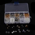 thumbnail image 4 of Boxed Earring Back Earring Backing Kit 550pcs Backs Ear Post 10 styles gold and silver, 4 of 8