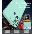 thumbnail image 4 of Compatible with Redmi 12C Case for Women Men, Ultra Slim Xiaomi Redmi 12C Phone Case Silicone Liquid Soft Shockproof Anti-Scratch Protective Cases (Light Cyan), 4 of 14