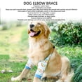 thumbnail image 3 of Protector de Codo para Perro Soporte para Piernas de Perro Ropa para Cachorros Soporte Ajustable para la Pierna Delantera del Perro con Banda Elástica Cómodo de Llevar ANGGREK  Otros, 3 of 8