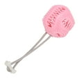 thumbnail image 5 of Pelota para masticar para mascotas, juguete resistente a las mordeduras, pelota de limpieza para dientes de perro para perros y gatos pequeños, medianos y grandes, color rosa, 5 of 5