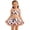 Q3Orange, variant on lnmuld Girls Floral Print 2 Piece Bikini Set Ruffle Skirt Swim Shorts Pool Beach Color:Multicolour,Size:5-6 Years