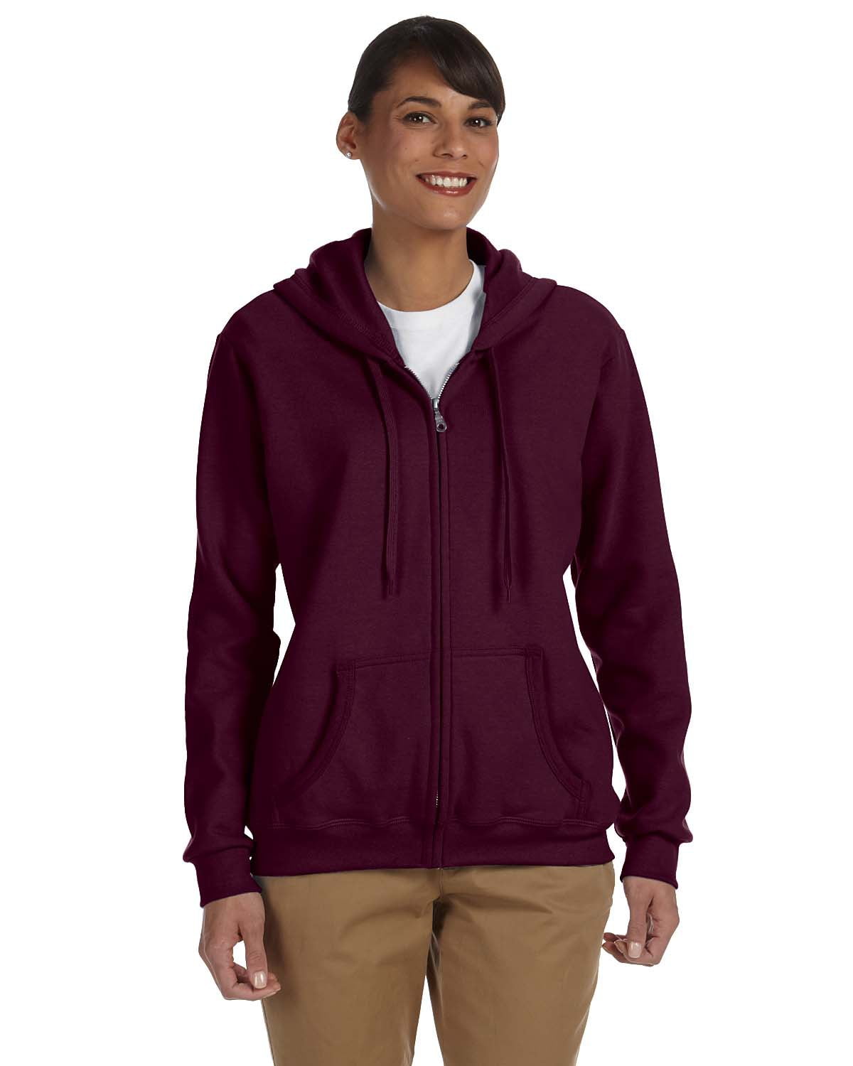 gildan women's zip up hoodie
