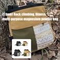 thumbnail image 6 of Rock Climbing Chalk Bag Oxford Cloth Magnesia Pouches Bouldering Chalk Bucket Storage Bag for Weight Liftings, Climbing, 6 of 6
