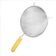 thumbnail image 1 of TrueCraftware – 8" Double Fine Mesh Strainer, Stainless Steel with 6-1/2" Flat Wooden Handle, 1 of 5