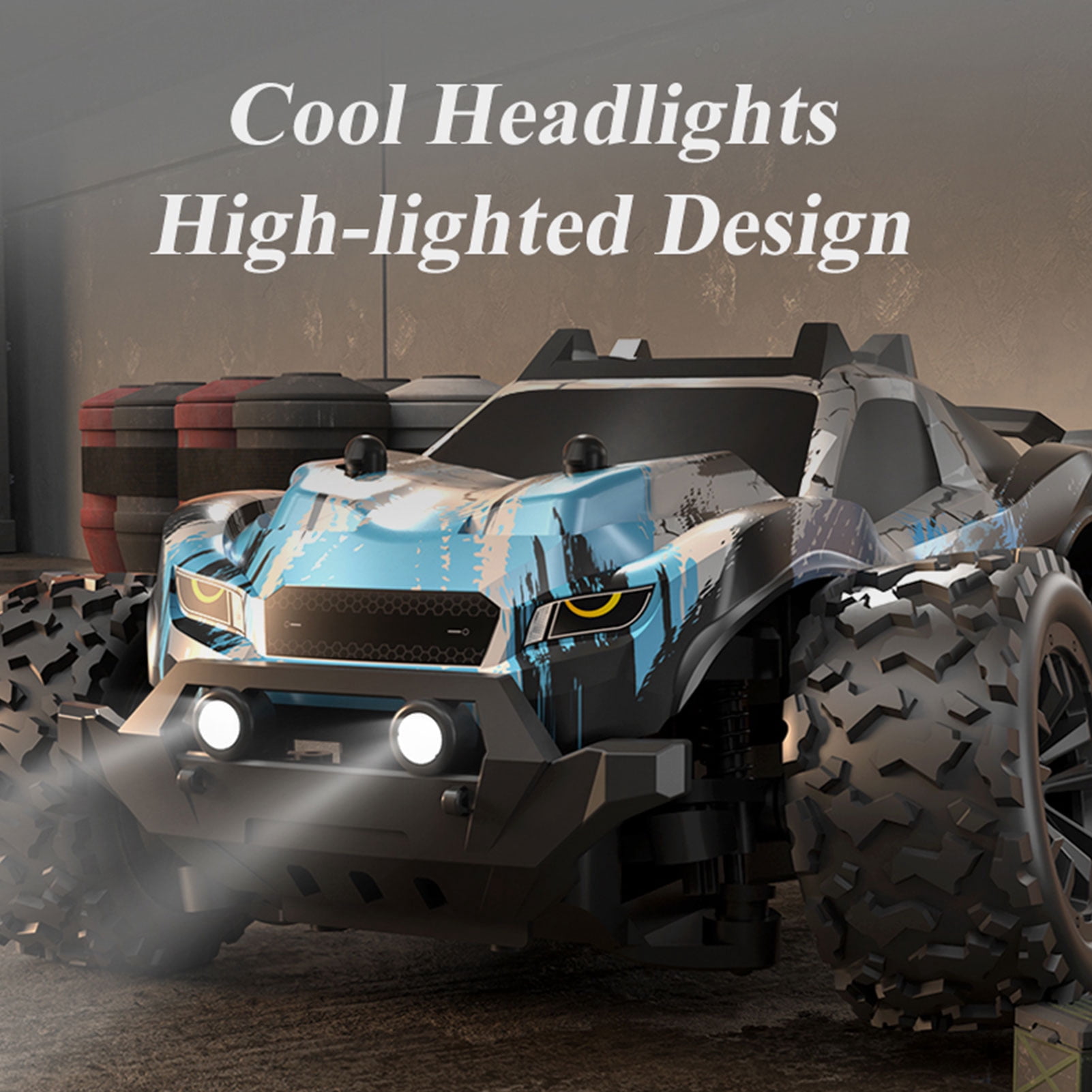 High Speed Jump RC Truck, Off Road RC Cars, 4WD All Terrain RTR RC Truck For Adults, 1:20 Scale All Terrain RC Car, 20+KPH High Speed 4WD Electric Vehicle With 2.4 GHz Remote Control
