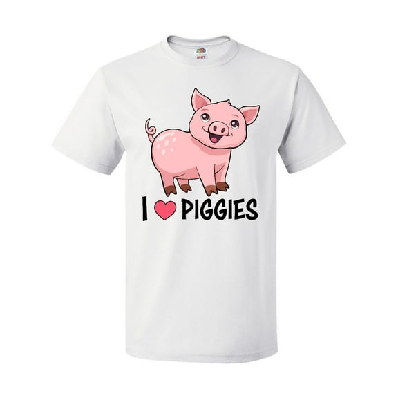 Inktastic I Love Piggies- cute pig T-Shirt