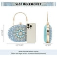 thumbnail image 3 of LHSHID Women Crystal Clutch Purse Rhinestone Evening Handbags for Wedding Party, 3 of 6