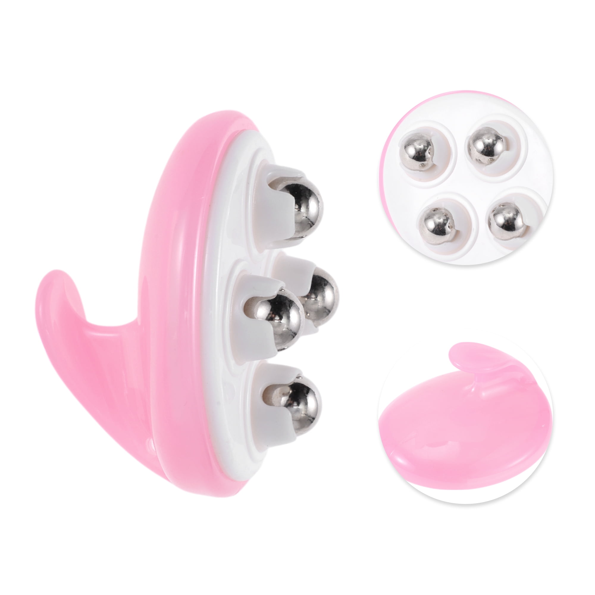 Unique Bargains Roller Massager Rabbit 3.66"x3.23" 1 Pc Pink