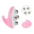 thumbnail image 3 of Unique Bargains Portable Roller Massager Rabbit Tools 3.66"x3.23" 1 Pc Pink, 3 of 6