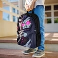 thumbnail image 6 of Death Note Ryuk Casual Backpack Shoulder Bag Daypack Computer Bag with Pocket High Capacity Schoolbag for Student College, 6 of 8