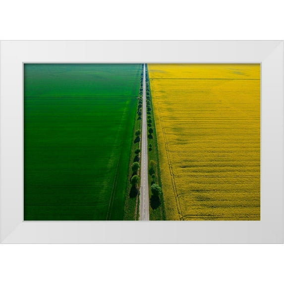 Kravanja, Jure 18x13 White Modern Wood Framed Museum Art Print Titled - Prekmurje