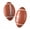 Brown, variant on Black Football Shaped Smart Item Finder Compatible with Apple Find My, Item Locator for Keys, Luggage, Wallet, Vehicles