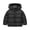 Black, variant on Abtuhar Toddler Girls Fall Winter Hooded Casual Outerwear and Jackets Solid Thick Padded Warm Coat for 12‑84 Months