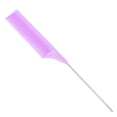 thumbnail image 1 of Steel Pintail Comb Barbershop  Tail Combs for Women Hair Styling with Rounded Steel Tail Needle Design, Fine Hairdressing Tool, 1 of 8