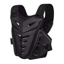 Motocross Body Armor Jacket Motocross Moto Vest Back Chest Protector Off-Road Dirt Bike Protective Gear,1 * Armor,Black