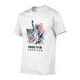 thumbnail image 2 of Generic Vintage T-Shirts Proud to be American Gildan Men's Short Sleeve T-Shirt 180g, 2 of 8
