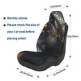thumbnail image 3 of Balery Black And Gold White Horse Funda de Asiento para Auto con Diseño - Cubierta Frontal Suave y Transpirable con Protector Antideslizante- 1 Unidad, 3 of 5