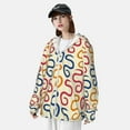 thumbnail image 4 of Pofeuu Snake Print Sun Protection Outdoor Lightweight Full Zip UV Cooling Hoodie Long Sleeve Summer Clothing for Outdoor Hiking-X-Large, 4 of 5