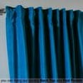 thumbnail image 4 of 3S Brother's Solid Luxury Matte Velvet Soft Curtains Set of 2 Panels Hanging Back Tap & Rod Pocket Home Décor Bedroom Kitchen Office Windows Room Darkering ( Blue-52"x72"), 4 of 6
