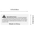 thumbnail image 4 of 1000pcs Self-adhesive Shipping Labels Packing Box Suffocation Warning Labels Suffocation Labels, 4 of 8