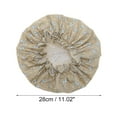 thumbnail image 2 of Unique Bargains 1 Pc Women Beautiful Bow Bath Cap for Bathroom Business Travel Khaki, 2 of 4