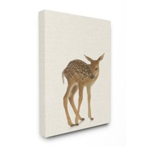 Stupell Just A Cute Deer Wall Art canvas wrapped - 24 x 30