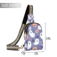 thumbnail image 2 of FORMRS Womens Crossbody Sling Bag Travel Daypack Shoulder Chest Backpack, Blue Cute Halloween, 2 of 7