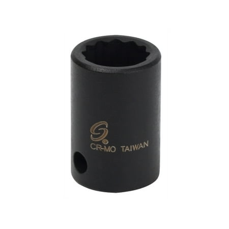 

Sunex Tools 312Z - 3/8 Drive 3/8 12 Point SAE Standard Impact Socket